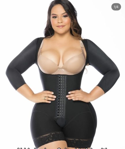 Mid thigh length Cinched Compression faja