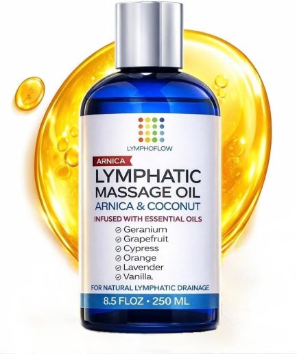 Lymphatic drainage massage oil